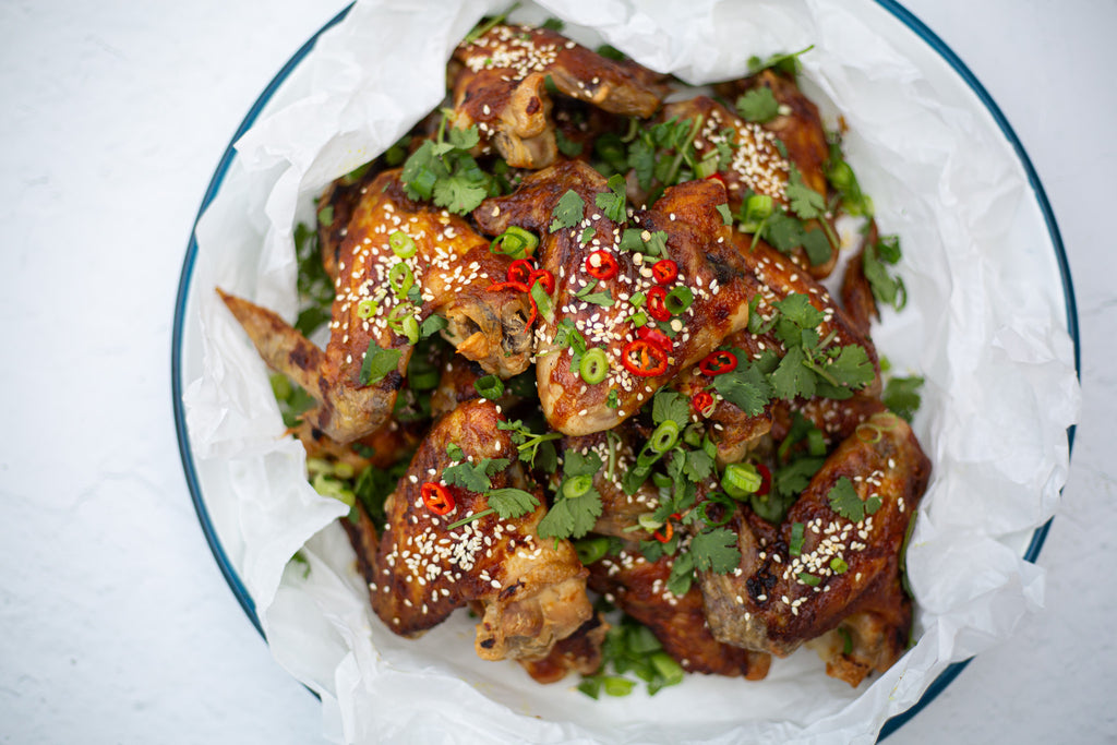 Lemongrass and Tamarind Baked Chicken Wings